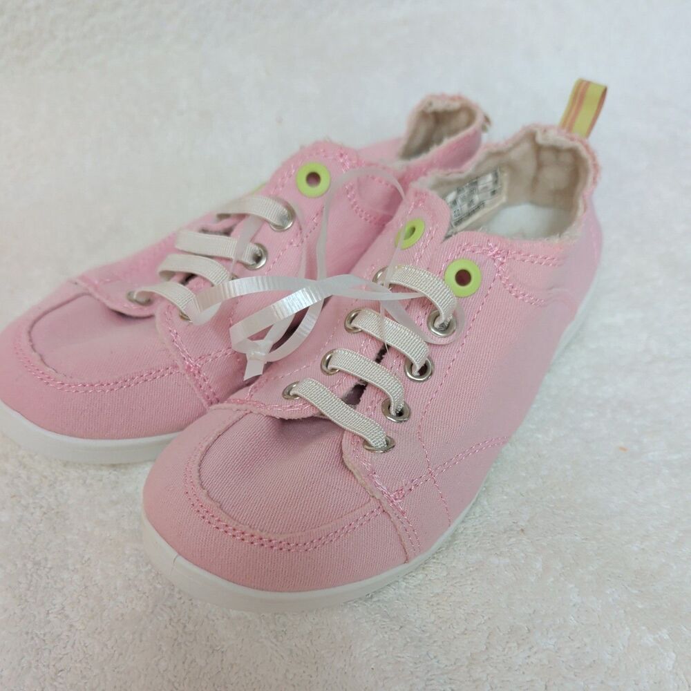 Vionic Pismo Casual Sneaker Womens 5 Pink Cherry Blossom Slip On Orthotic NwT